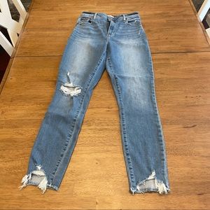 Abercrombie Curve Love The Super Skinny Ankle High Rise Jeans Size 29/8 Long